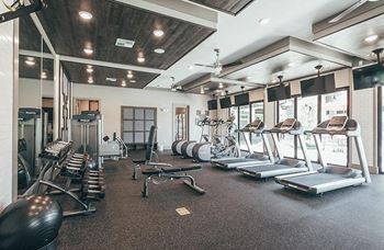 Fitness Area with Commercial Gym Quality Fitness Equipment